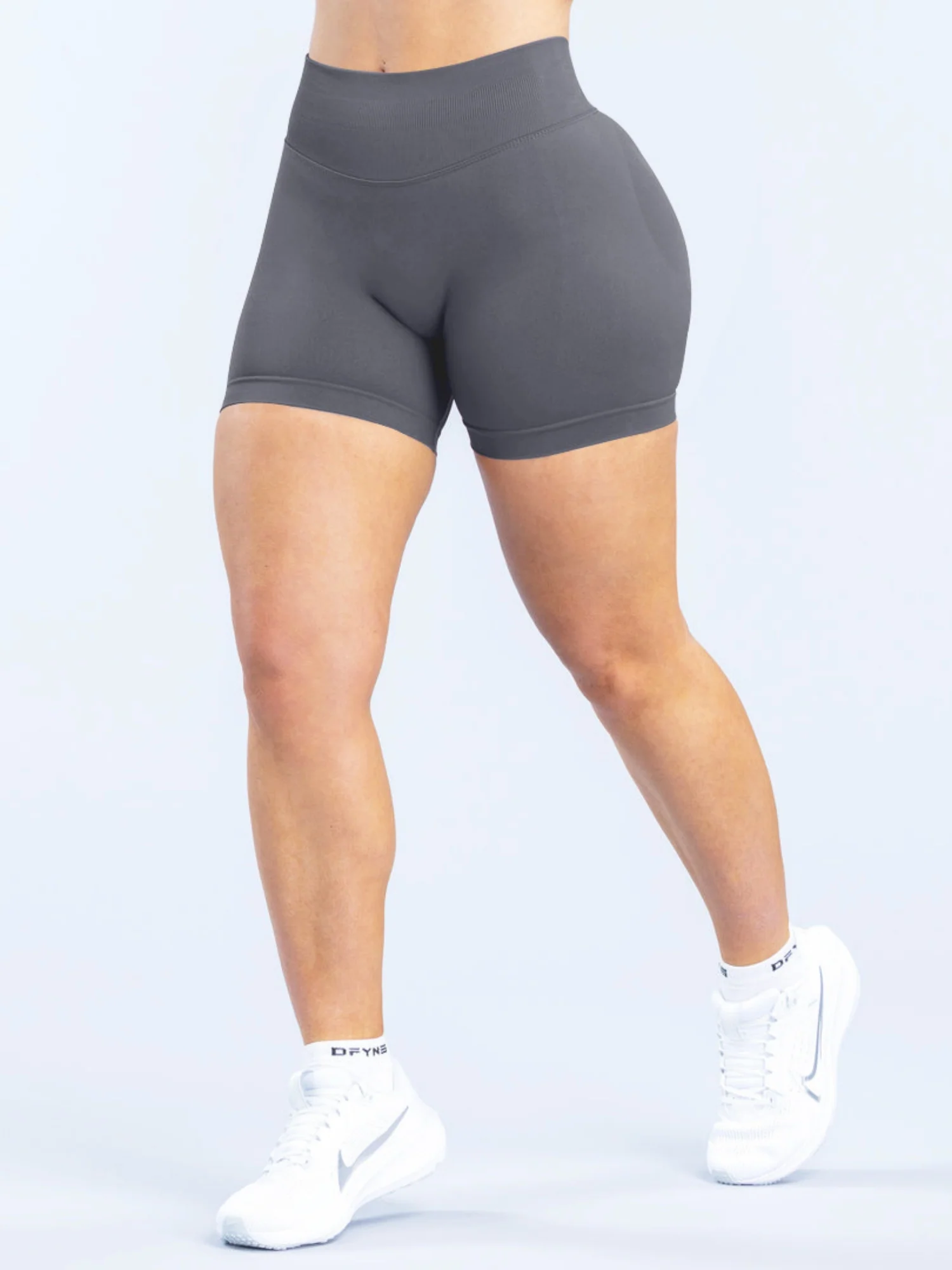 High-waisted, Tummy-flattening, And Butt-lifting Yoga Shorts - Image 8
