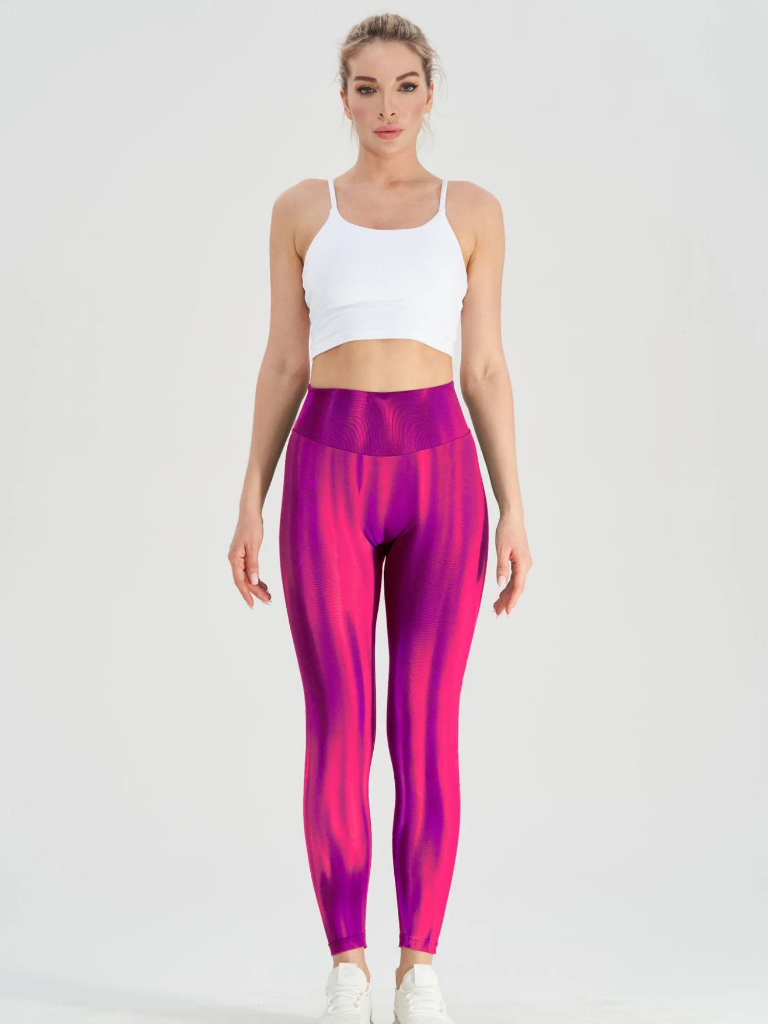 Seamless Color High-waisted Hip Lift Sports Yoga Pants - Image 13