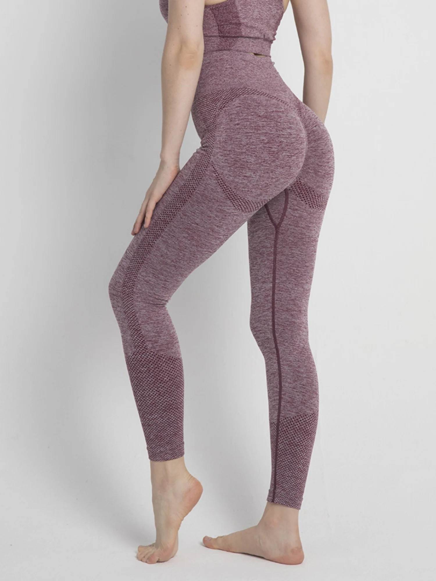 Seamless High-waisted Hip Lift Sports Yoga Pants - Image 4