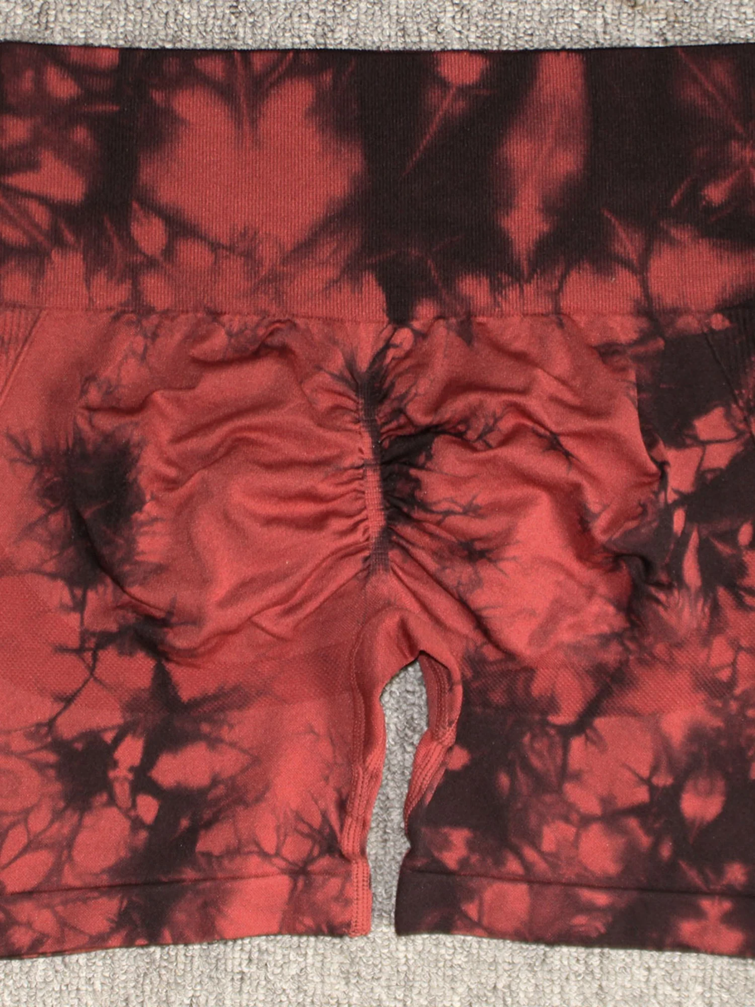 Seamless Tie-dye High-waisted, Tummy-flattening, And Butt-lifting Yoga Shorts - Image 16