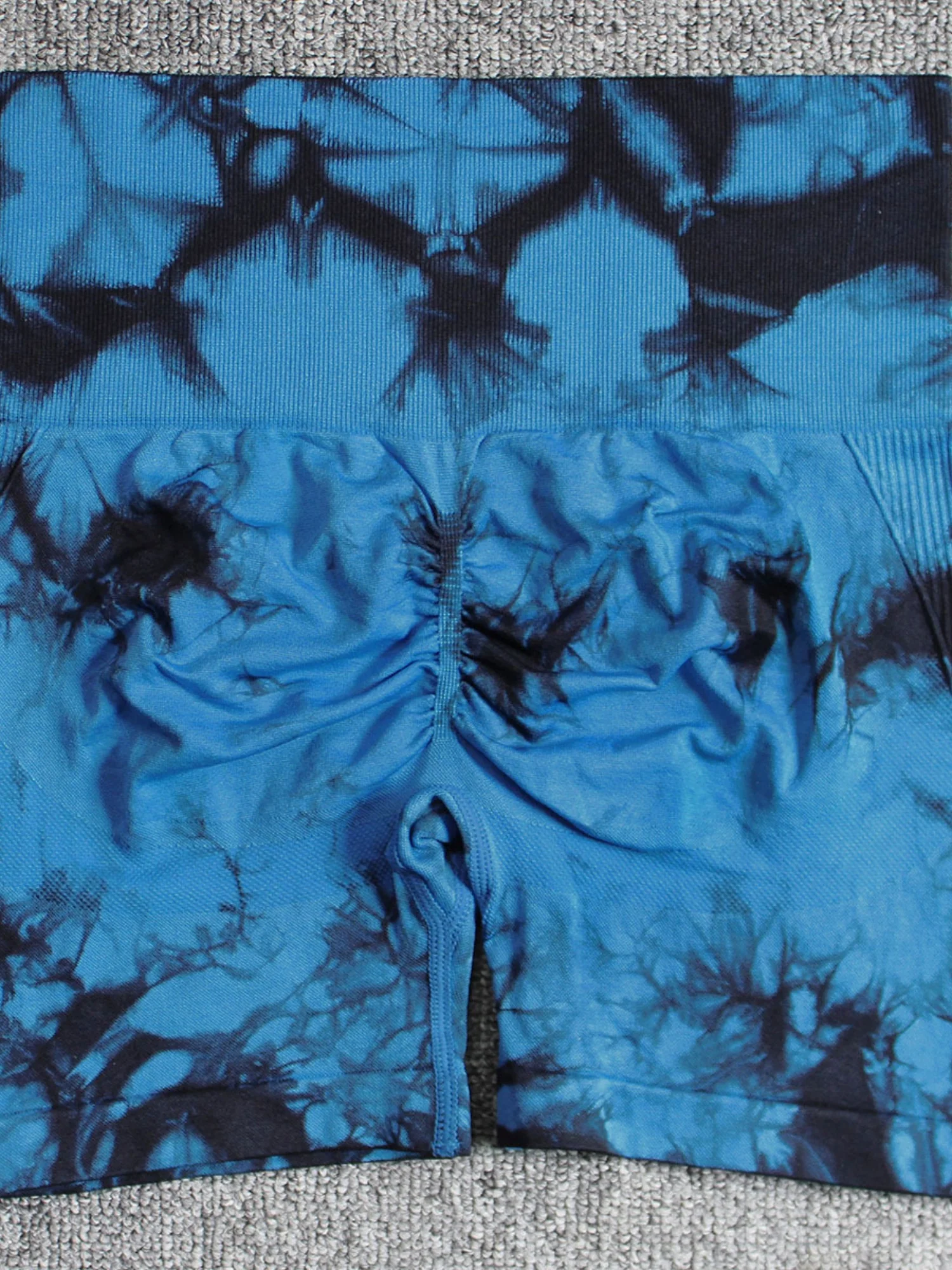 Seamless Tie-dye High-waisted, Tummy-flattening, And Butt-lifting Yoga Shorts - Image 20