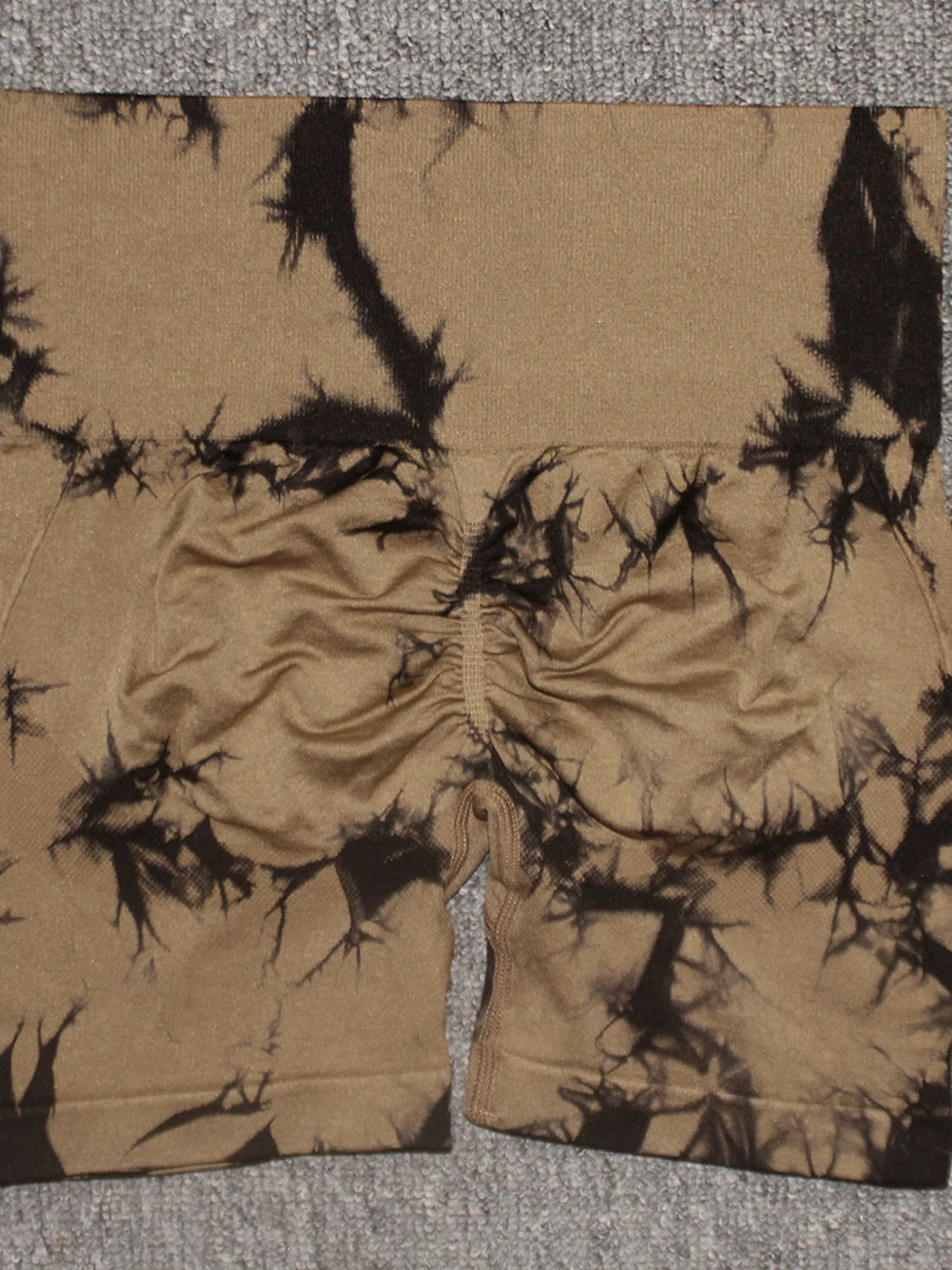 Seamless Tie-dye High-waisted, Tummy-flattening, And Butt-lifting Yoga Shorts - Image 23