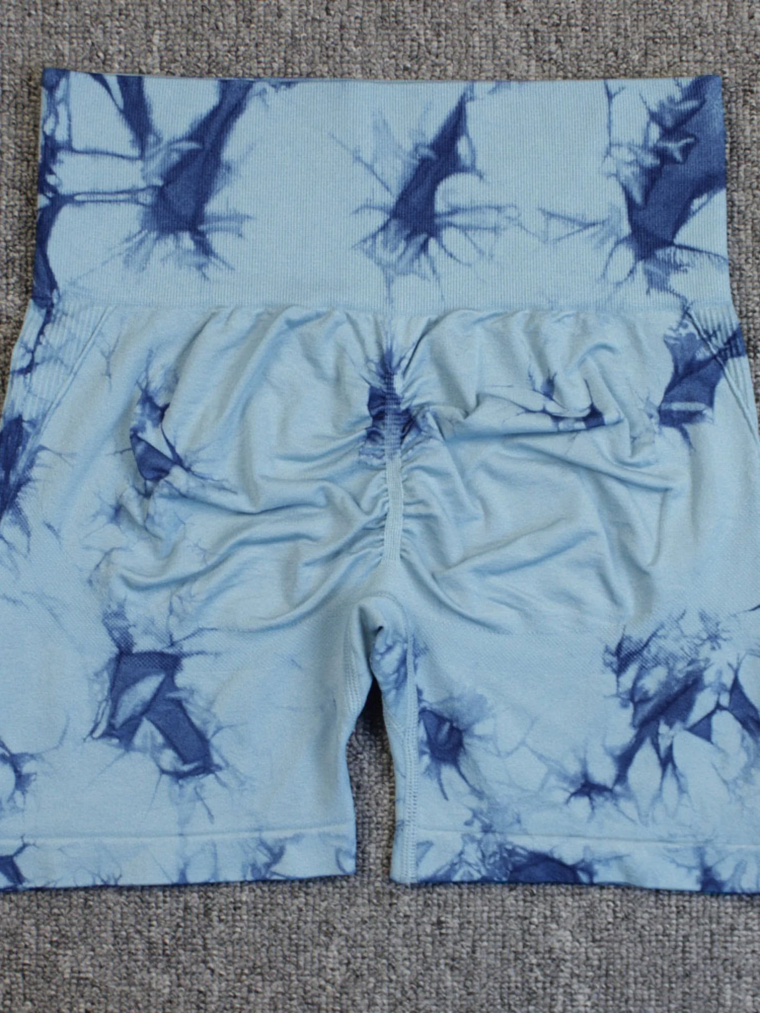 Seamless Tie-dye High-waisted, Tummy-flattening, And Butt-lifting Yoga Shorts - Image 25
