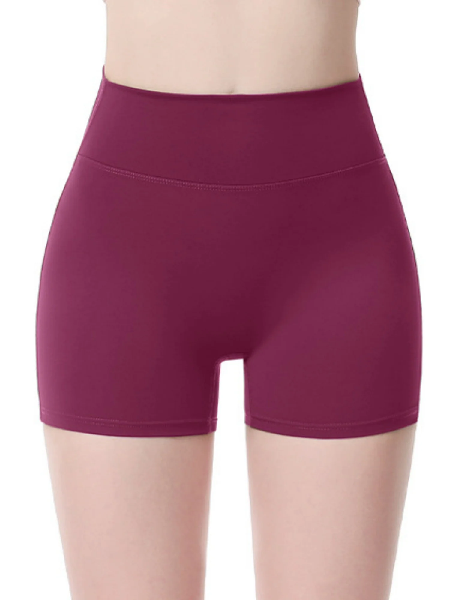 Bare-feel Pocket High-waisted, Tummy-flattening, And Butt-lifting Yoga Shorts - Image 4