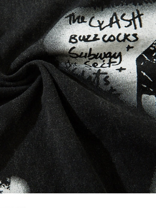 Letter Printed Loose-fit Ins Tank Tops - Image 7