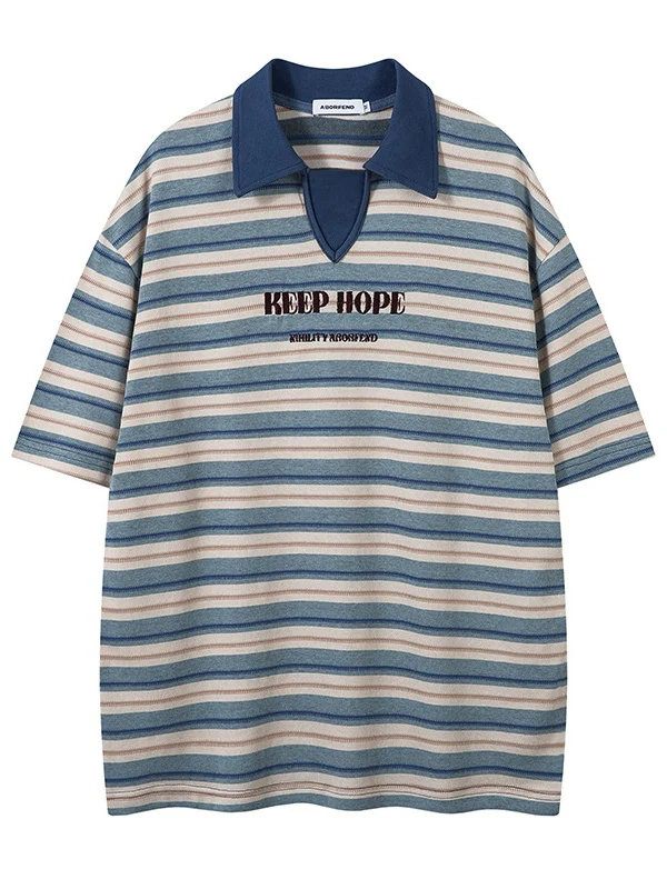 Stripes Loose-fit Ins POLO - Image 2