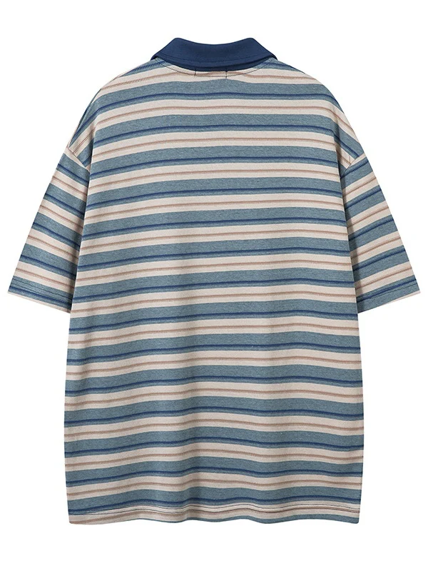Stripes Loose-fit Ins POLO - Image 3