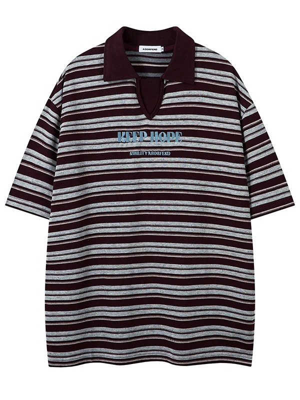 Stripes Loose-fit Ins POLO - Image 7