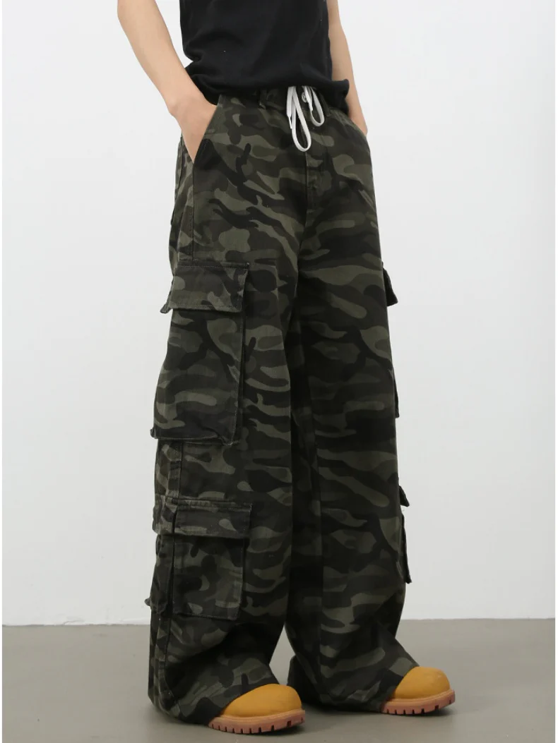 Vibe Camouflage Straight-fit Loose-fit Jeans - Image 4
