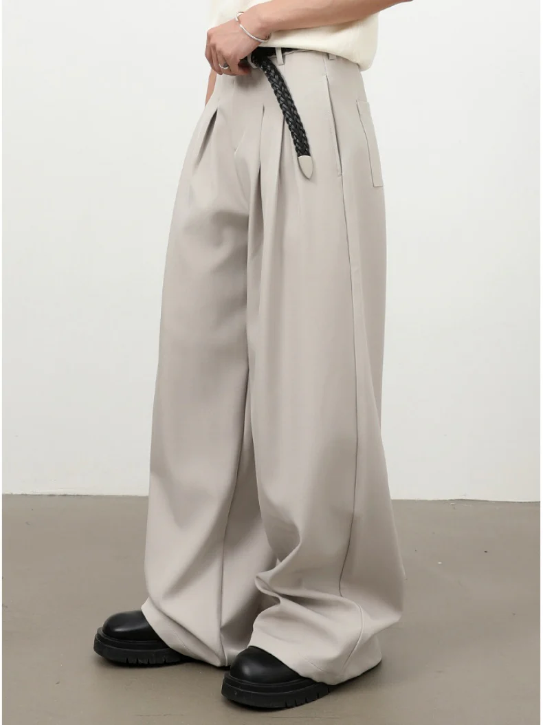 Classic Wide-leg A-shape Dress Pants Pants - Image 2