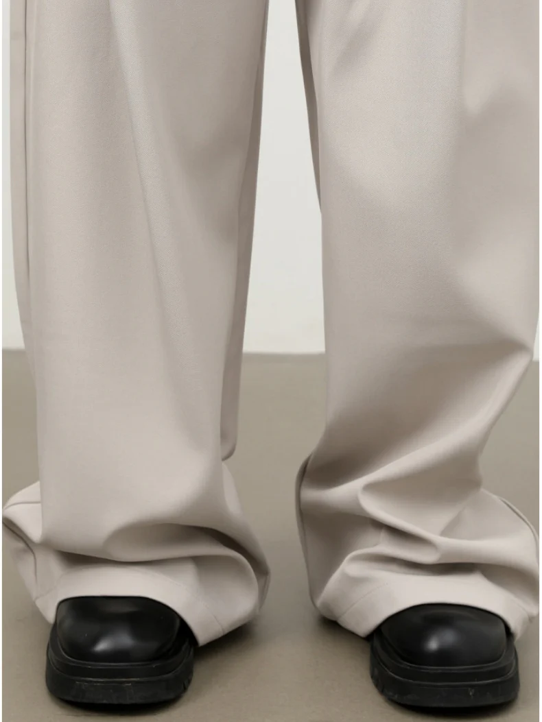 Classic Wide-leg A-shape Dress Pants Pants - Image 4