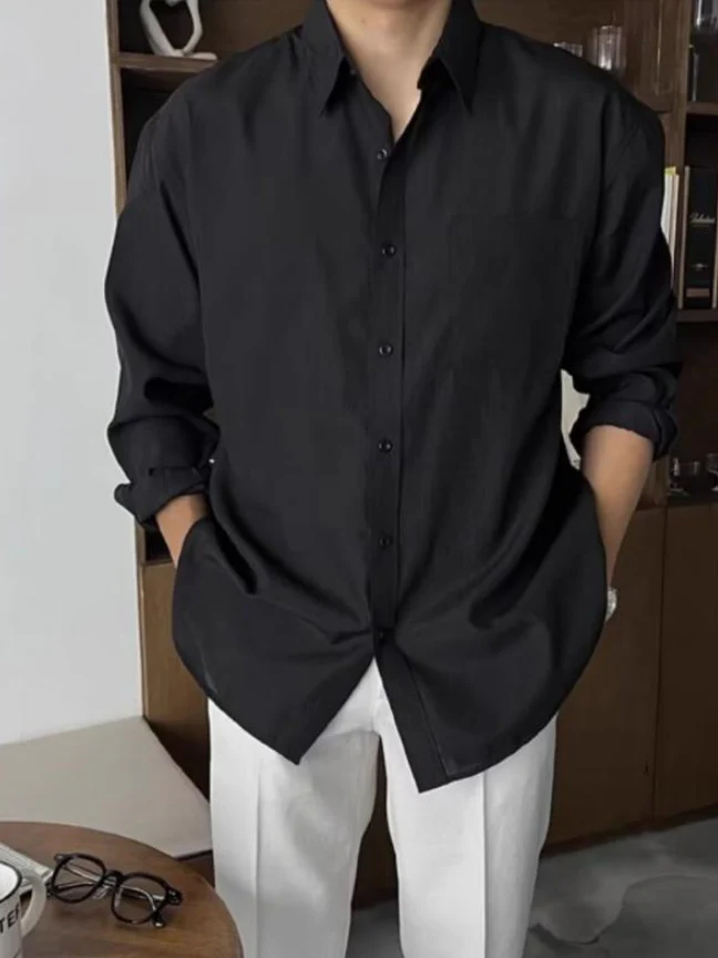 Cotton And Linen Loose-fit Sunscreen Breathable Shirts - Image 6