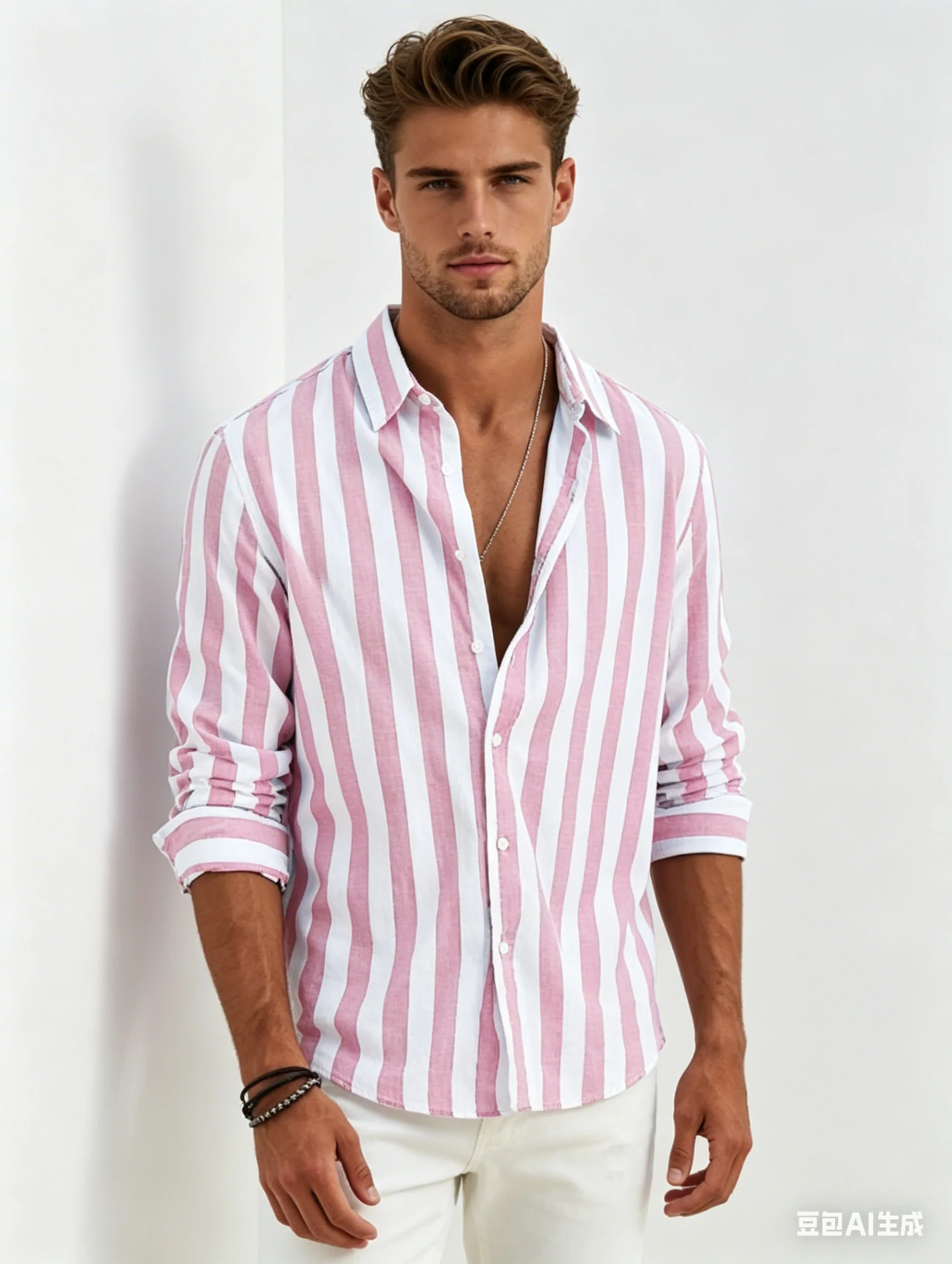 Stripes Leisure Shirts - Image 3