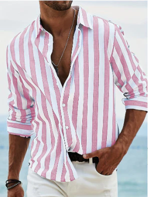Stripes Leisure Shirts - Image 4