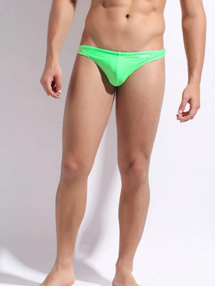 Multicolor Triangle T-shaped Swimming Trunks - Image 2
