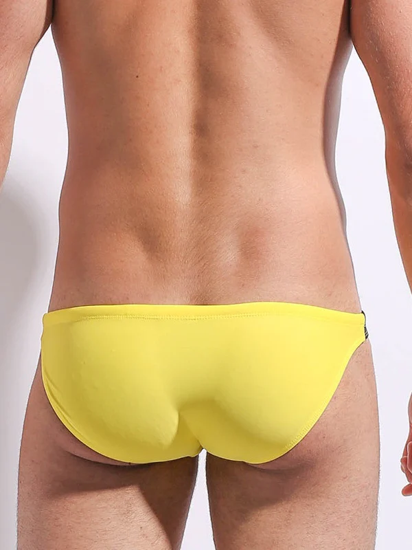Low Rise Color Matching Triangle Swimming Trunks - Image 2