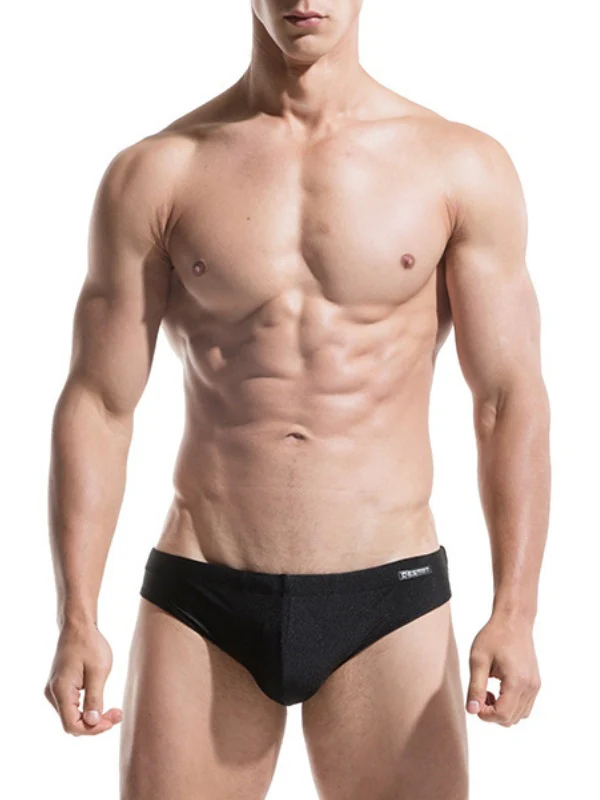 Low Rise To Avoid Embarrassment Swim Triangle Swimming Trunks - Image 8