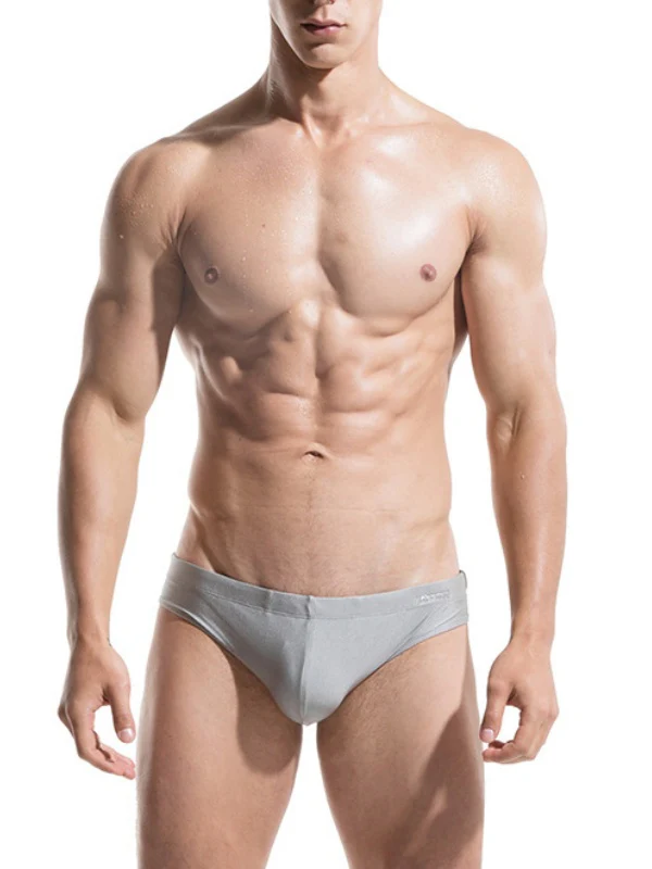 Low Rise To Avoid Embarrassment Swim Triangle Swimming Trunks - Image 9