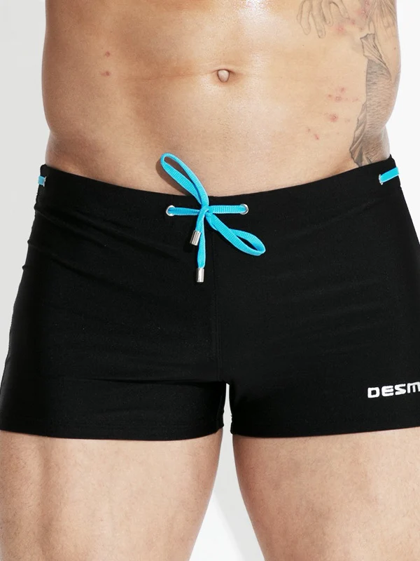 Flat Angle Mid-rise Beach Swimming Trunks - Image 5