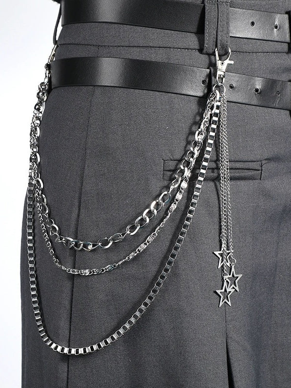 Ins Star Punk  Waist Chains
