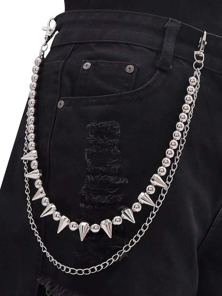 Hip Hop Punk Studs Waist Chains - Image 10
