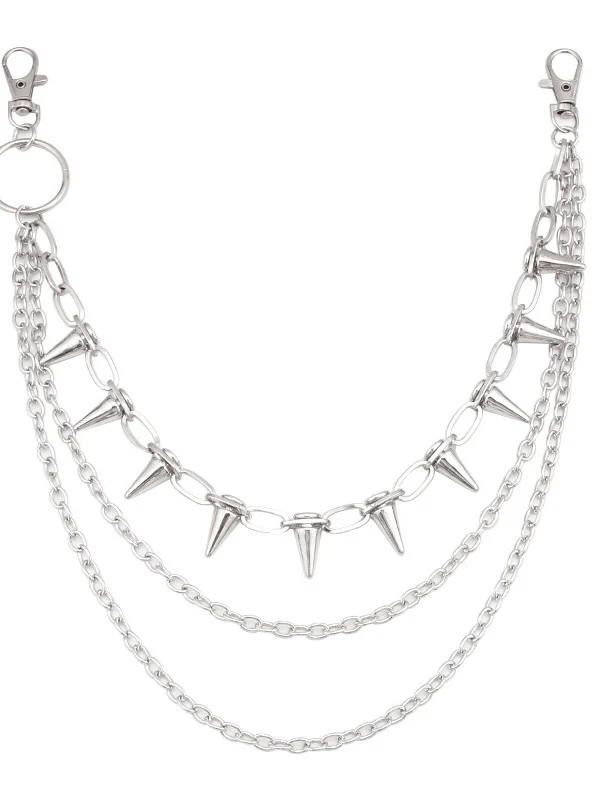 Hip Hop Punk Studs Waist Chains - Image 6