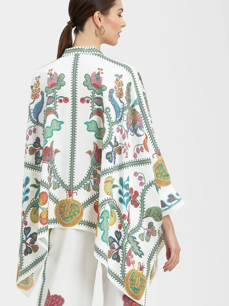 Stand-up Collar Irregular Top And Trousers Two-piece Set - Image 4