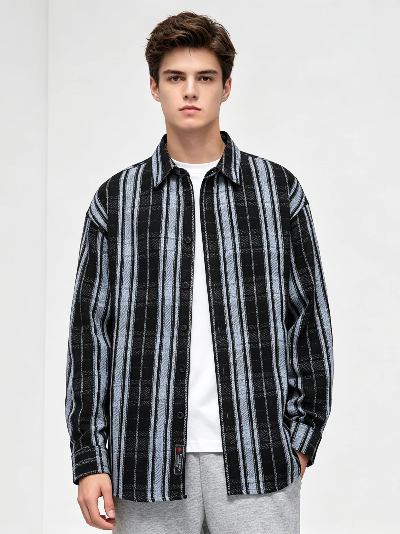 Stripes Plaid Shirts