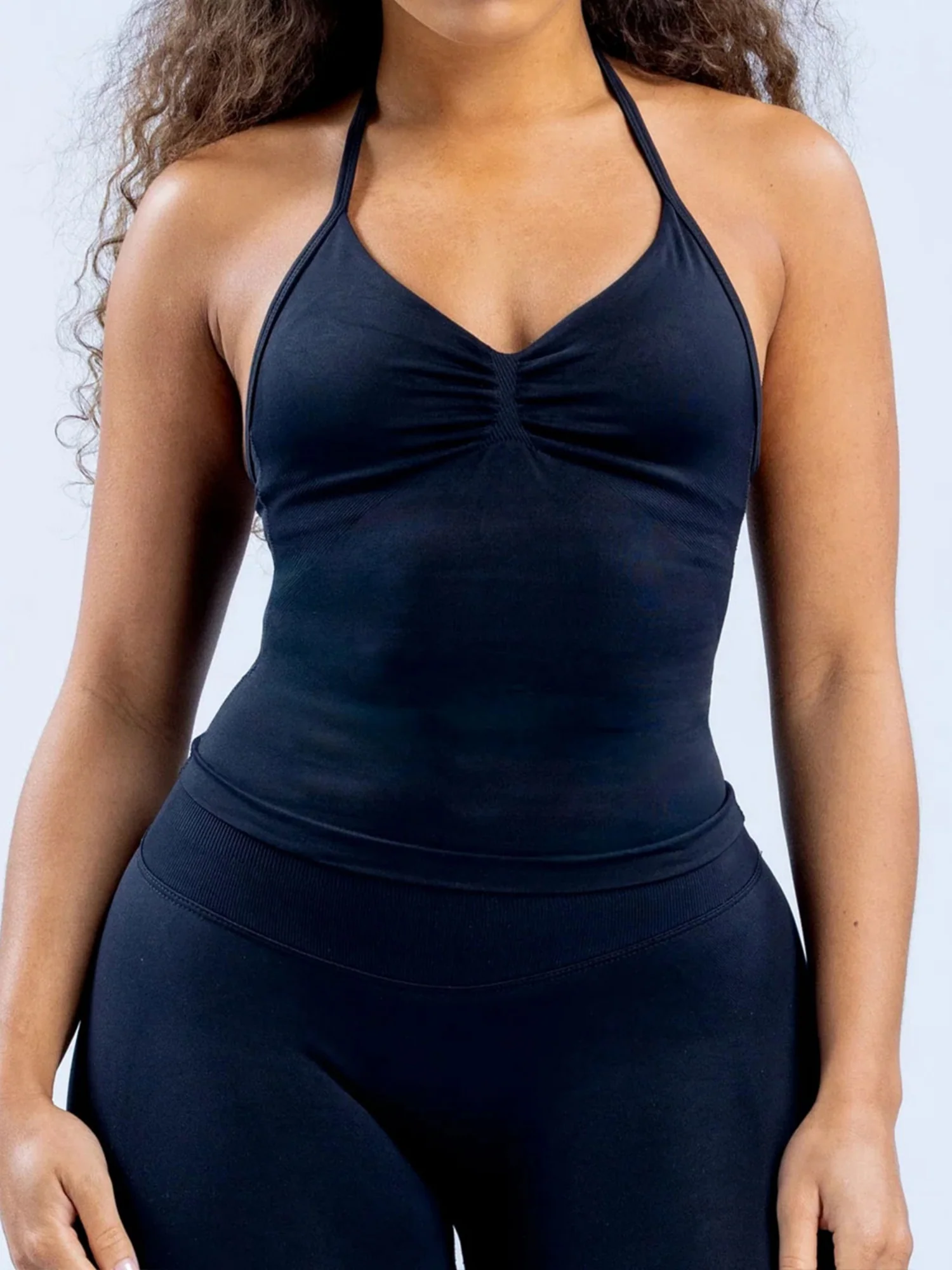 Seamless With Breast Pads Beautiful Back Fitness Exercise Yoga Tank Top - Image 10
