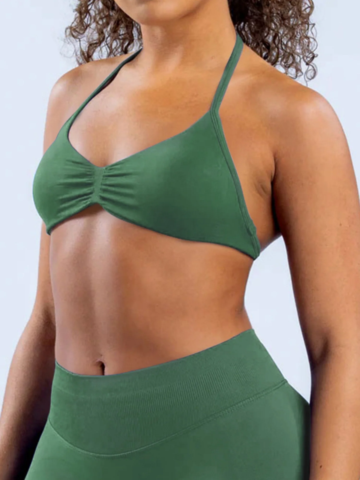 Seamless Halter Bra Beautiful Back Yoga Underwear Vest - Image 13