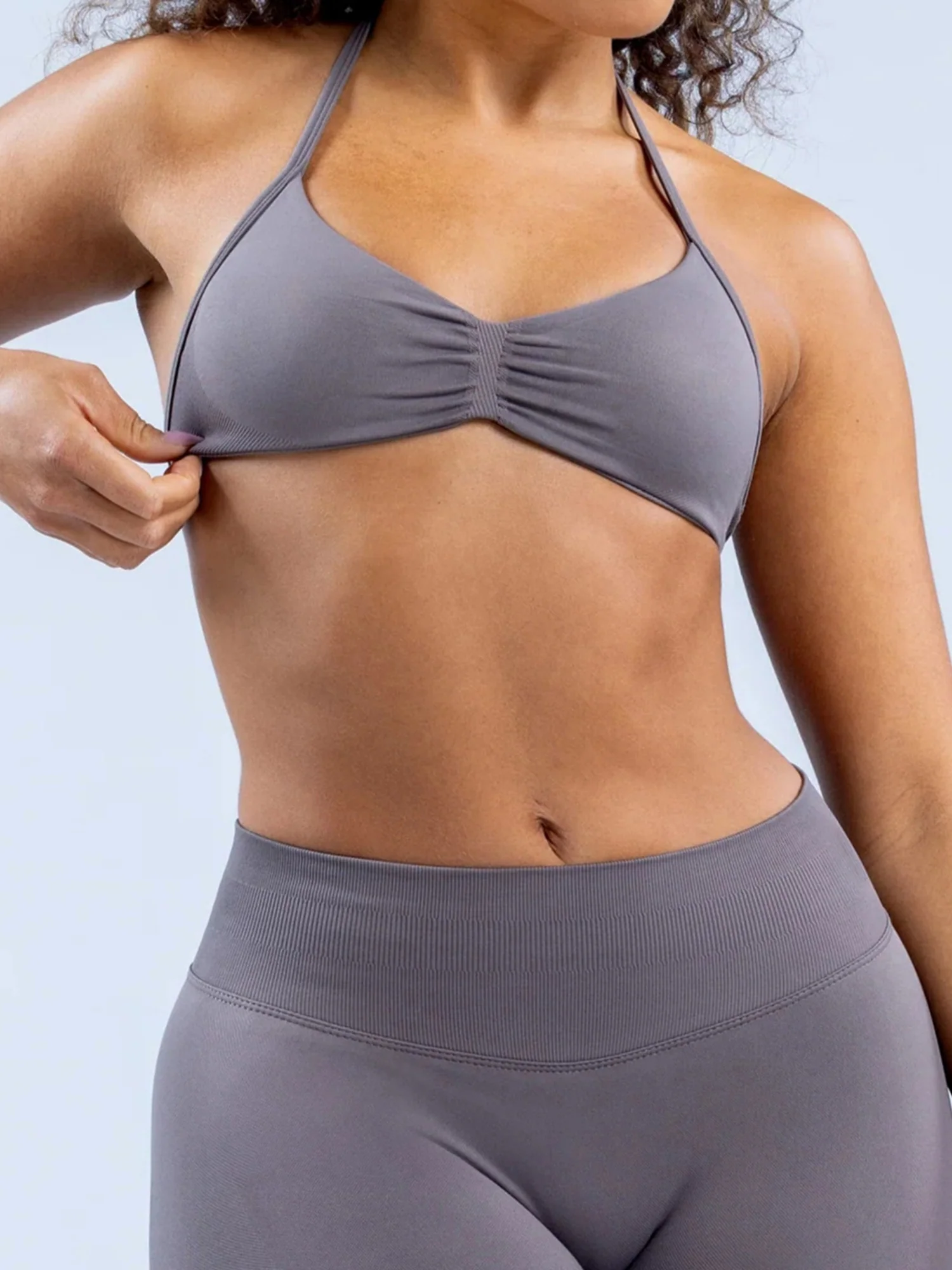 Seamless Halter Bra Beautiful Back Yoga Underwear Vest - Image 17