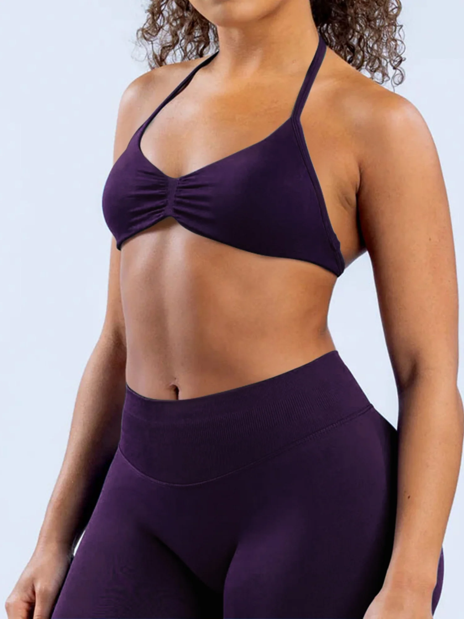 Seamless Halter Bra Beautiful Back Yoga Underwear Vest - Image 20