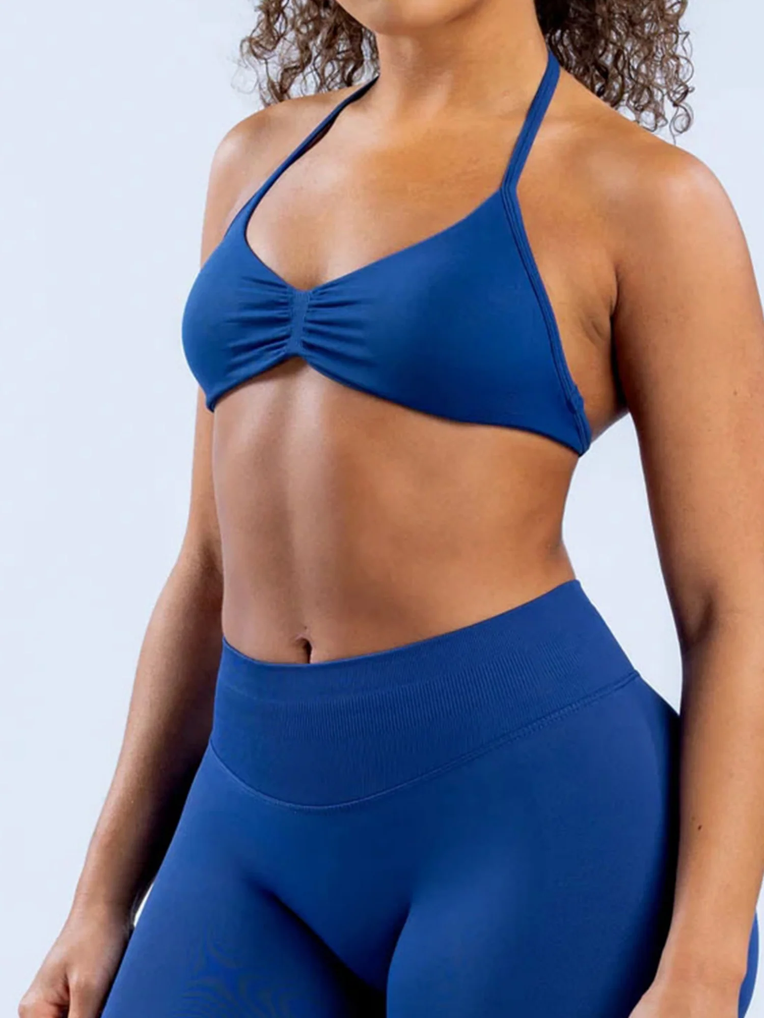 Seamless Halter Bra Beautiful Back Yoga Underwear Vest - Image 24