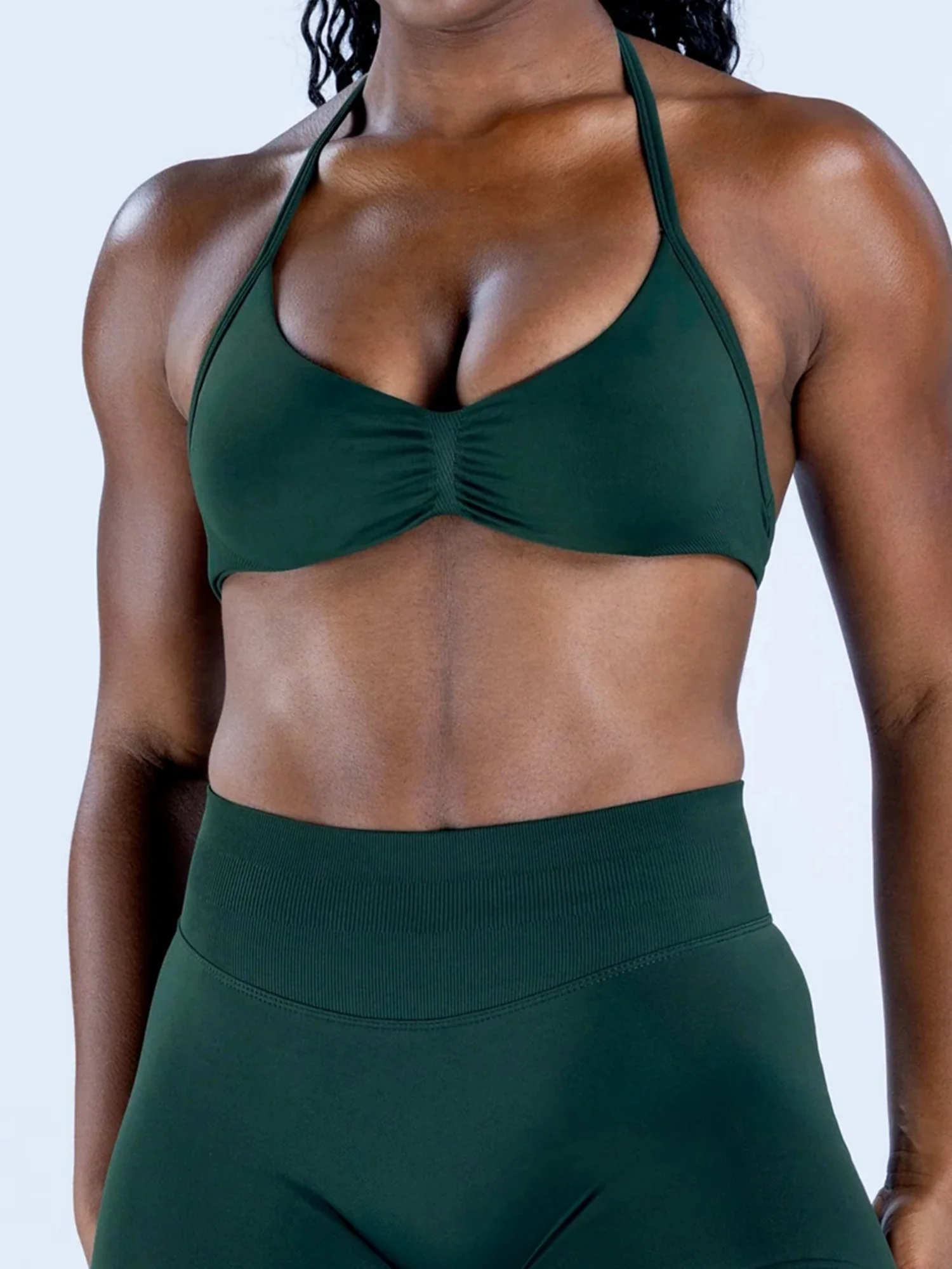 Seamless Halter Bra Beautiful Back Yoga Underwear Vest - Image 26