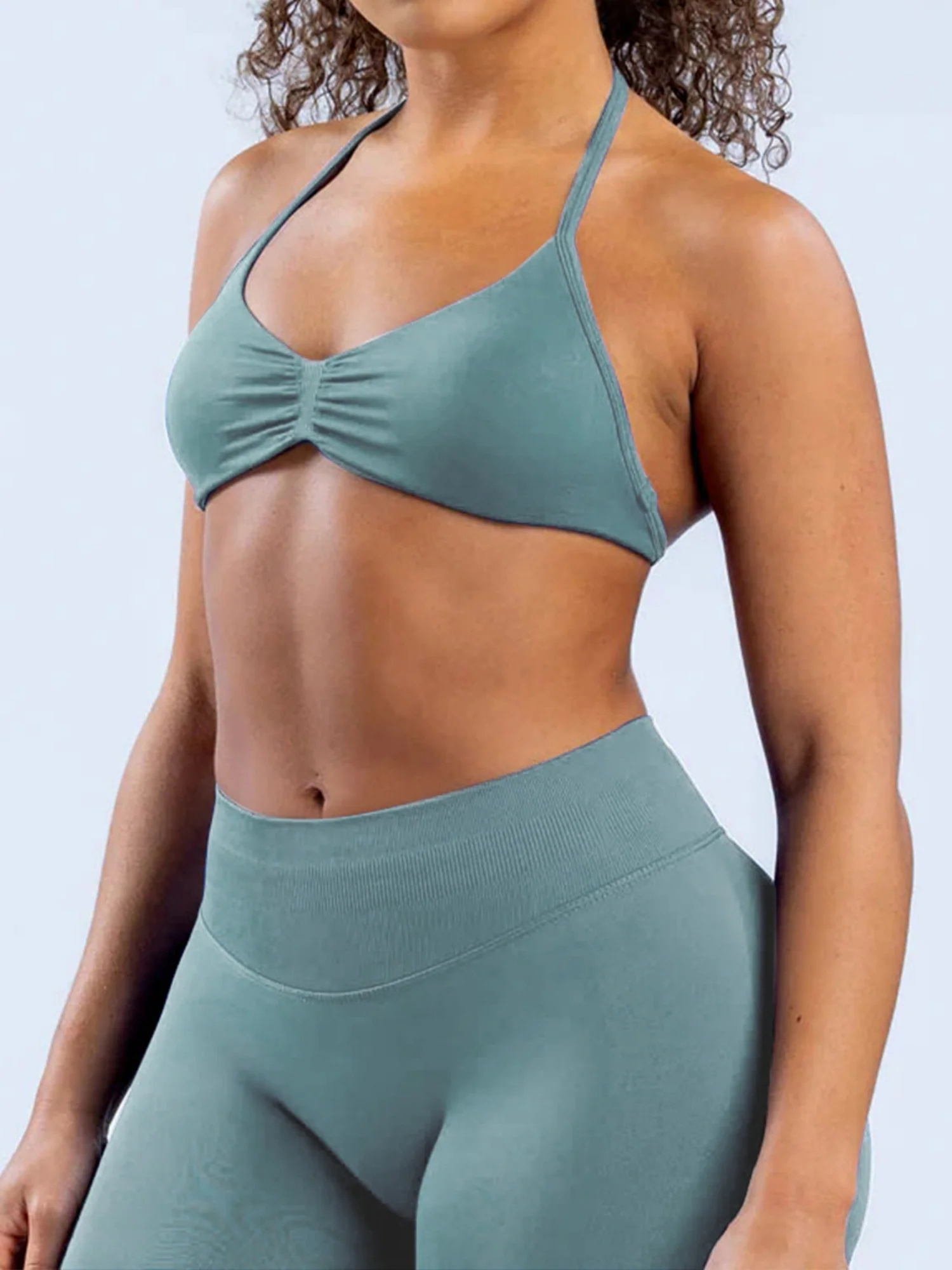 Seamless Halter Bra Beautiful Back Yoga Underwear Vest - Image 7