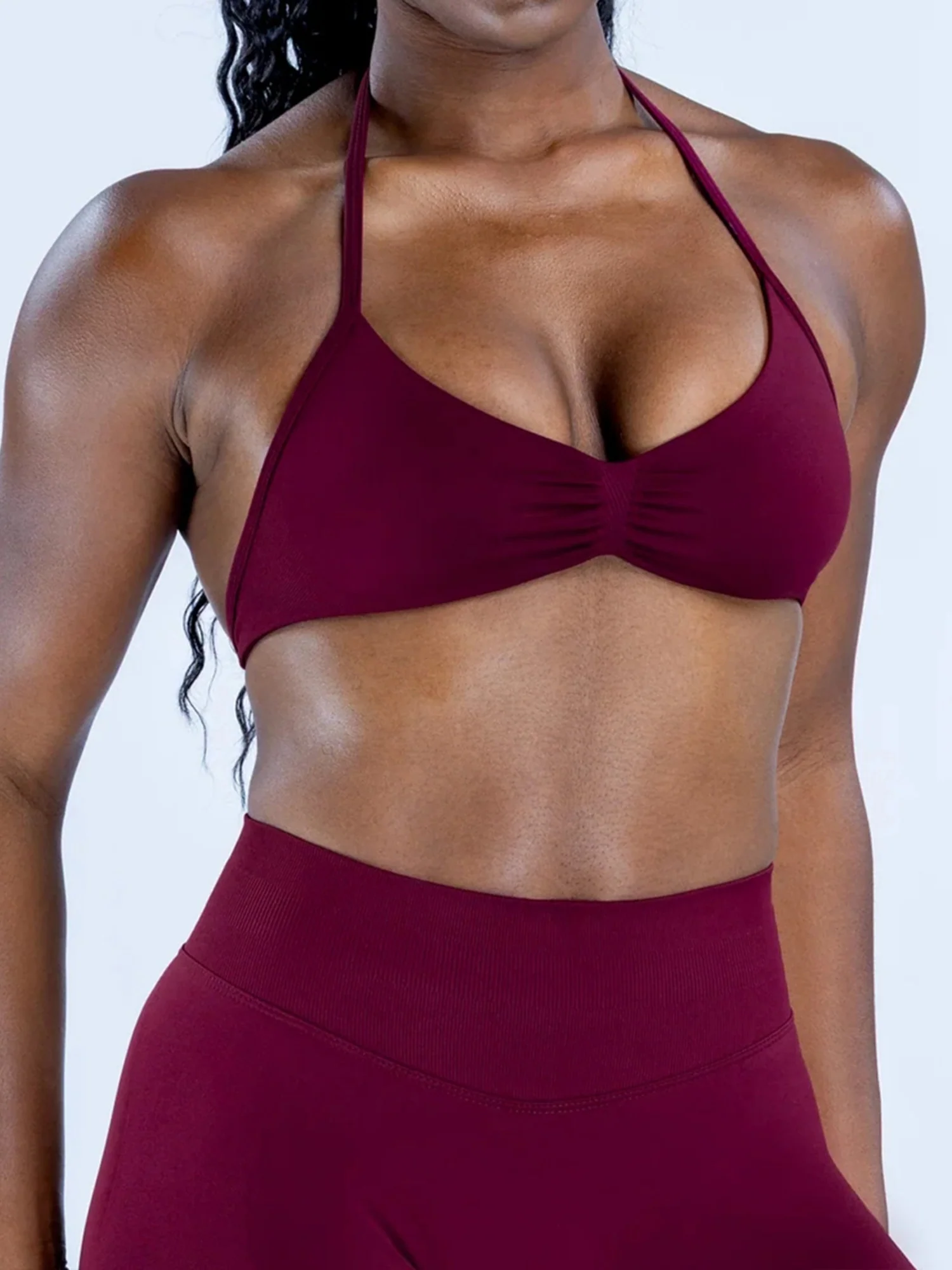 Seamless Halter Bra Beautiful Back Yoga Underwear Vest - Image 8