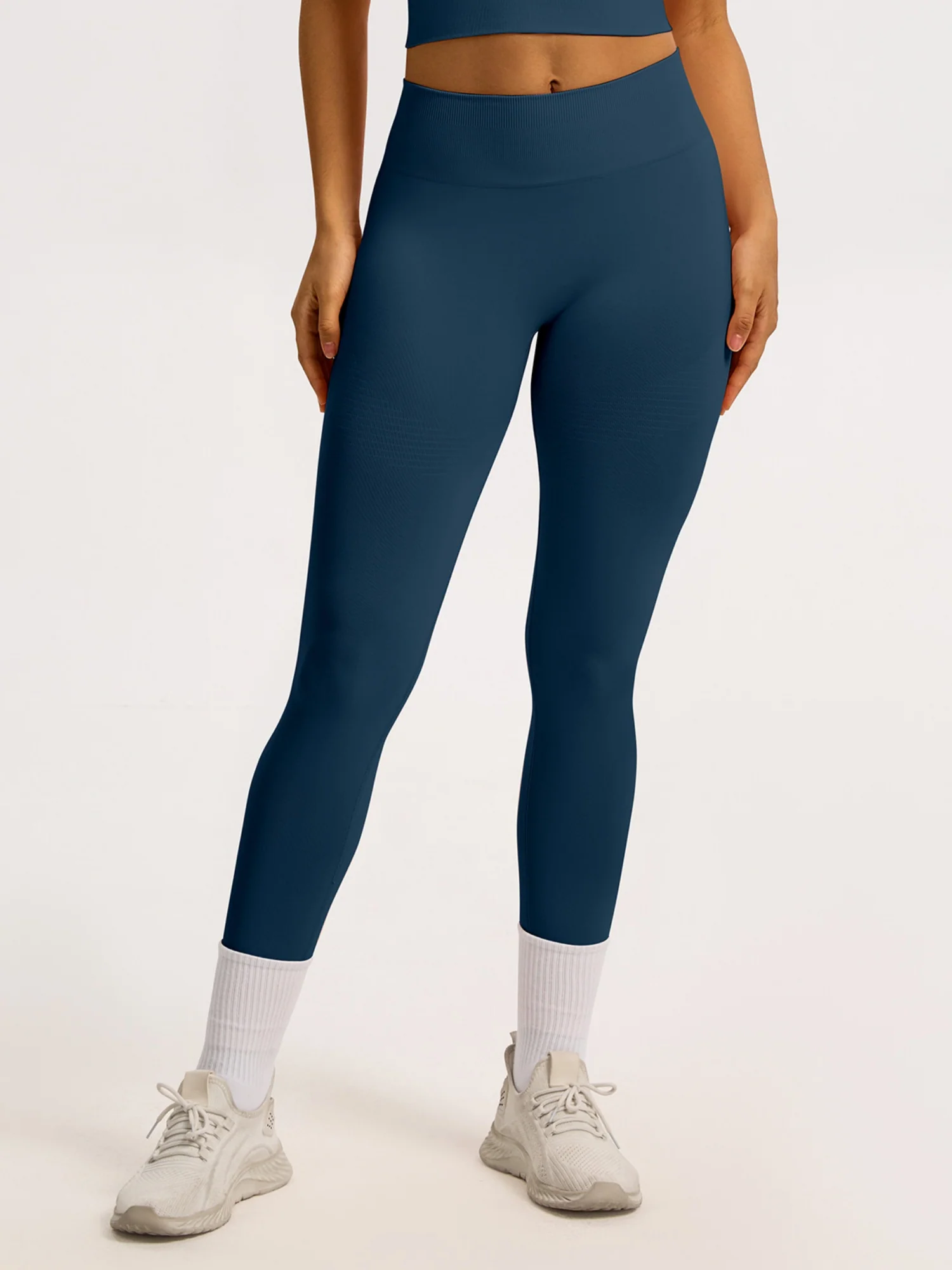 Threaded Waist Abdominal Tightening And Buttock Lifting Exercise And Fitness Yoga Pants - Image 6