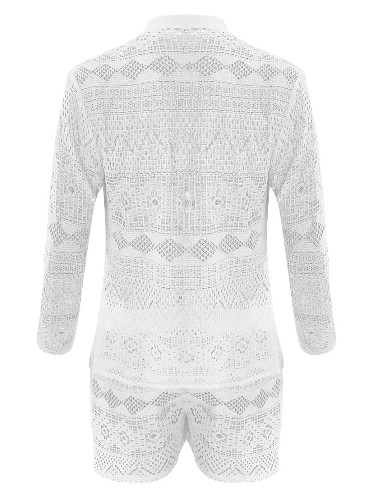 Hollow Out Vacation 2-piece Sets Set - Image 5