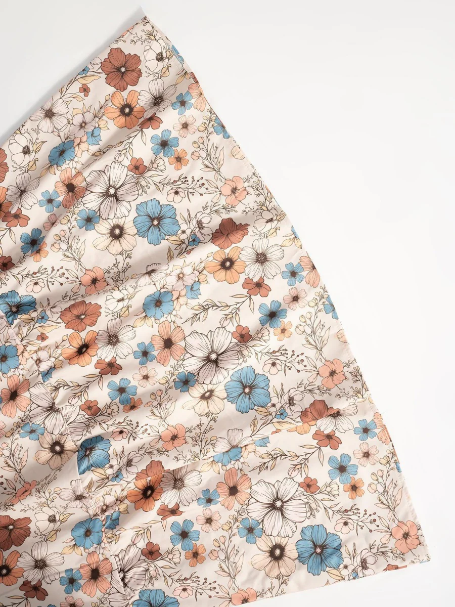 Floral Puff Sleeve Tie-waist Short Dress - Image 8