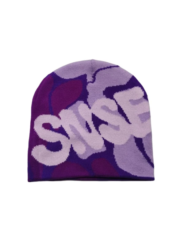 Letter Jacquard Windproof Beanies - Image 6