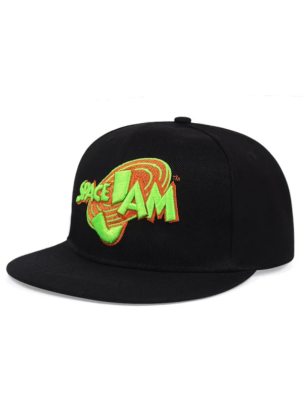 Hip Hop Embroidery Letter Street Dance Flat-brimmed Hat Baseball Caps - Image 2