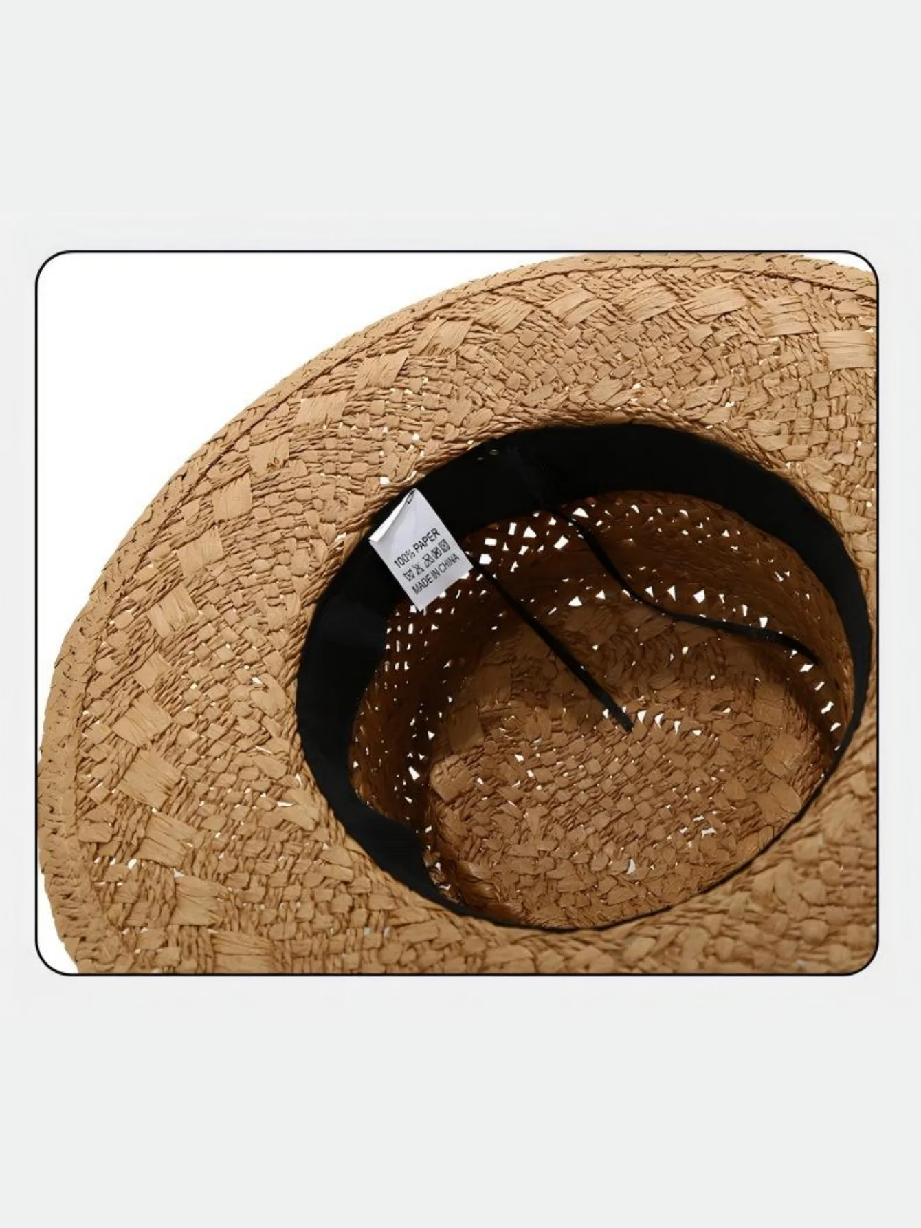 Flat-topped, Openwork Sunshade Hat - Image 5