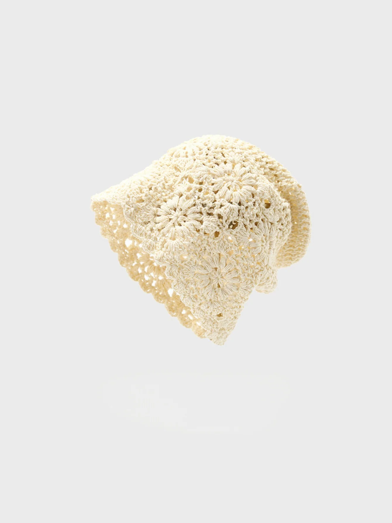 Woven Openwork Women's Pullover Knitted Hat - Image 2