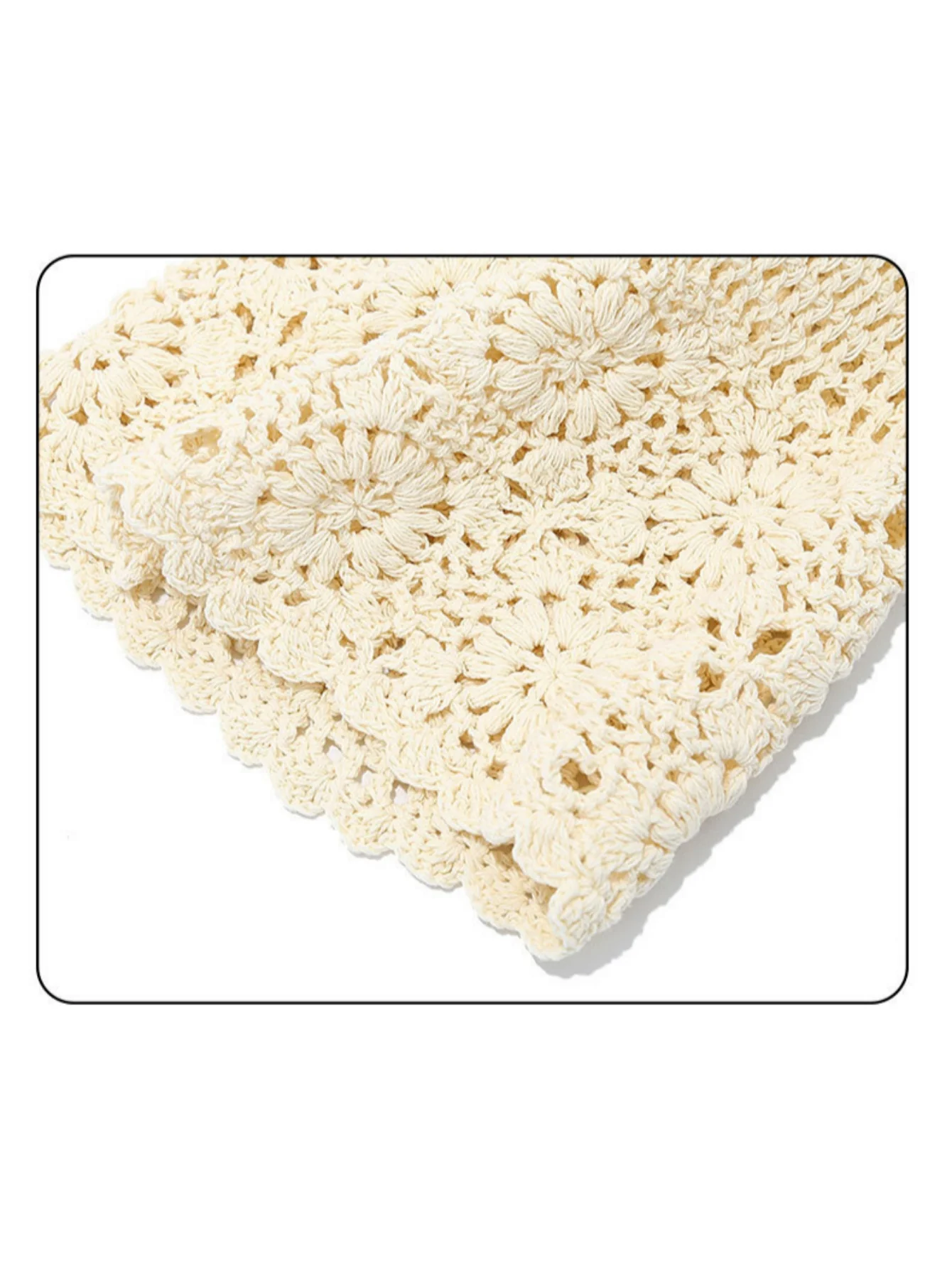 Woven Openwork Women's Pullover Knitted Hat - Image 5