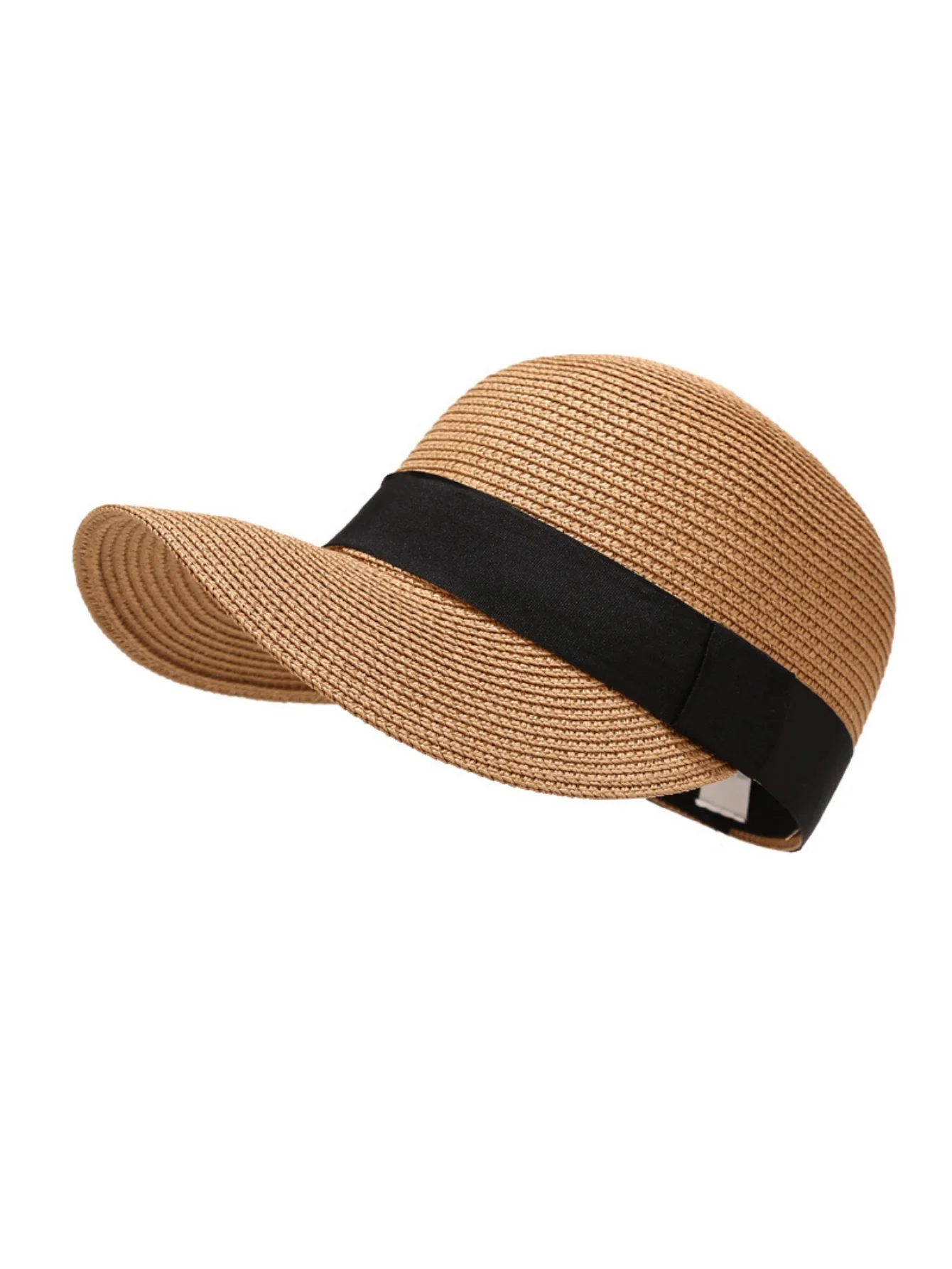 Straw-woven Long Duckbill Cap - Image 2
