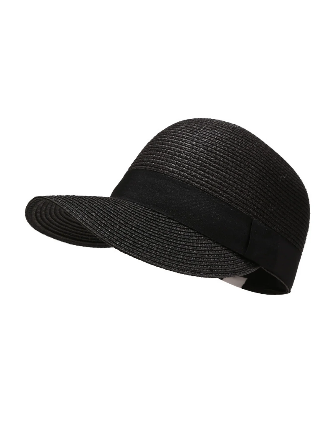Straw-woven Long Duckbill Cap - Image 5