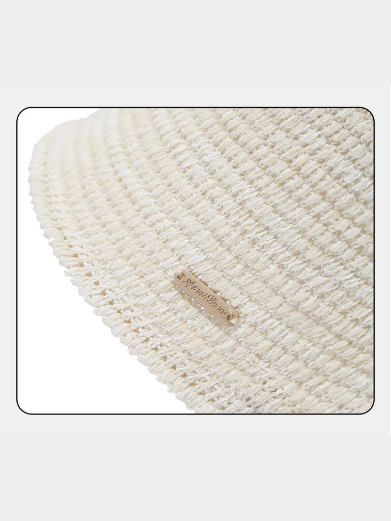 Woven Straw Hat - Image 4