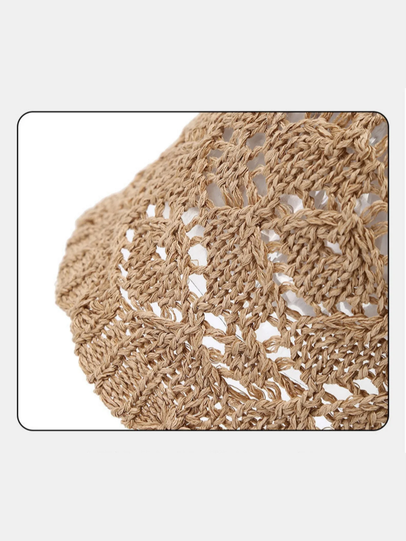 Woven Straw Hat - Image 5