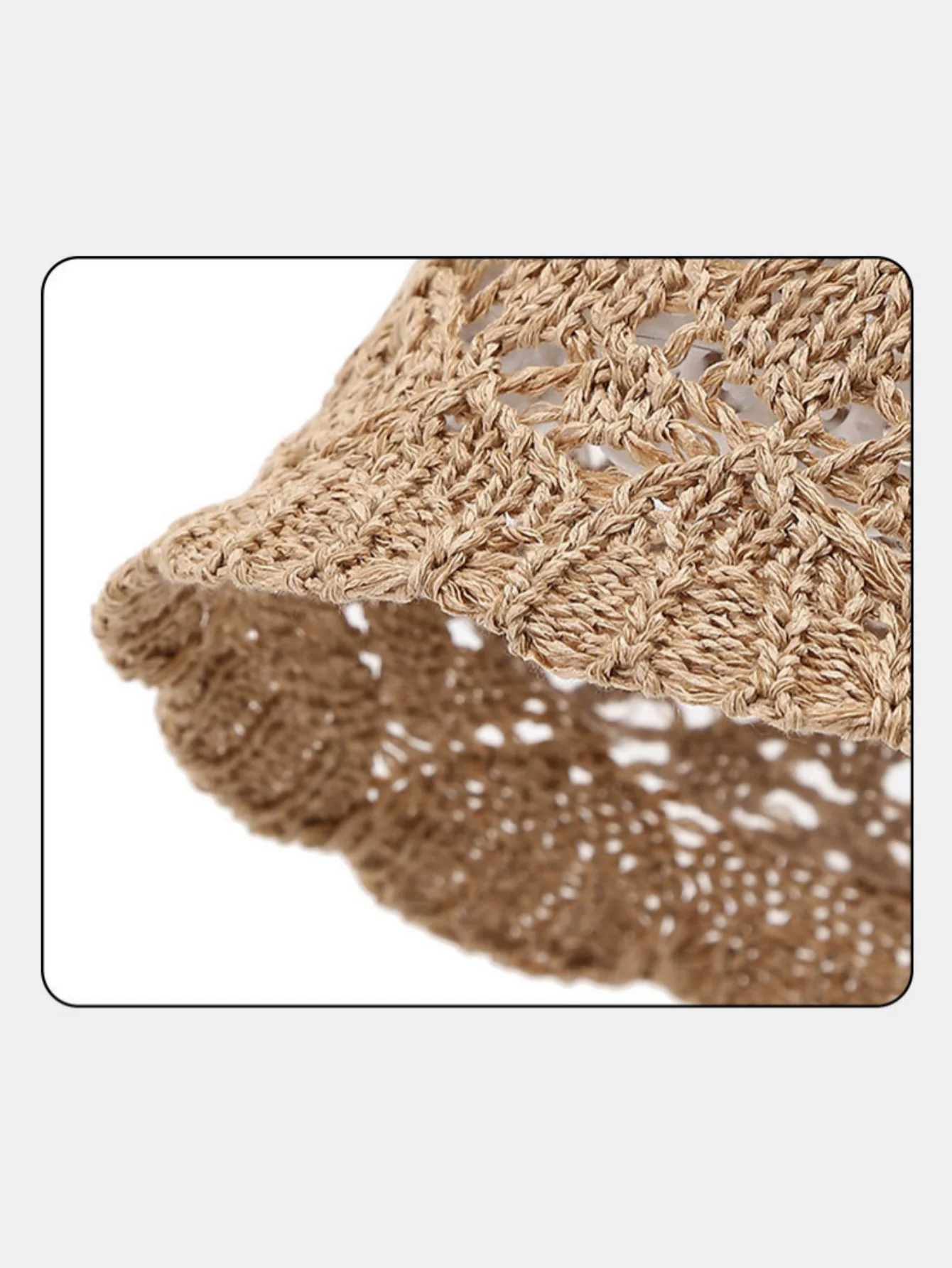 Woven Straw Hat - Image 6