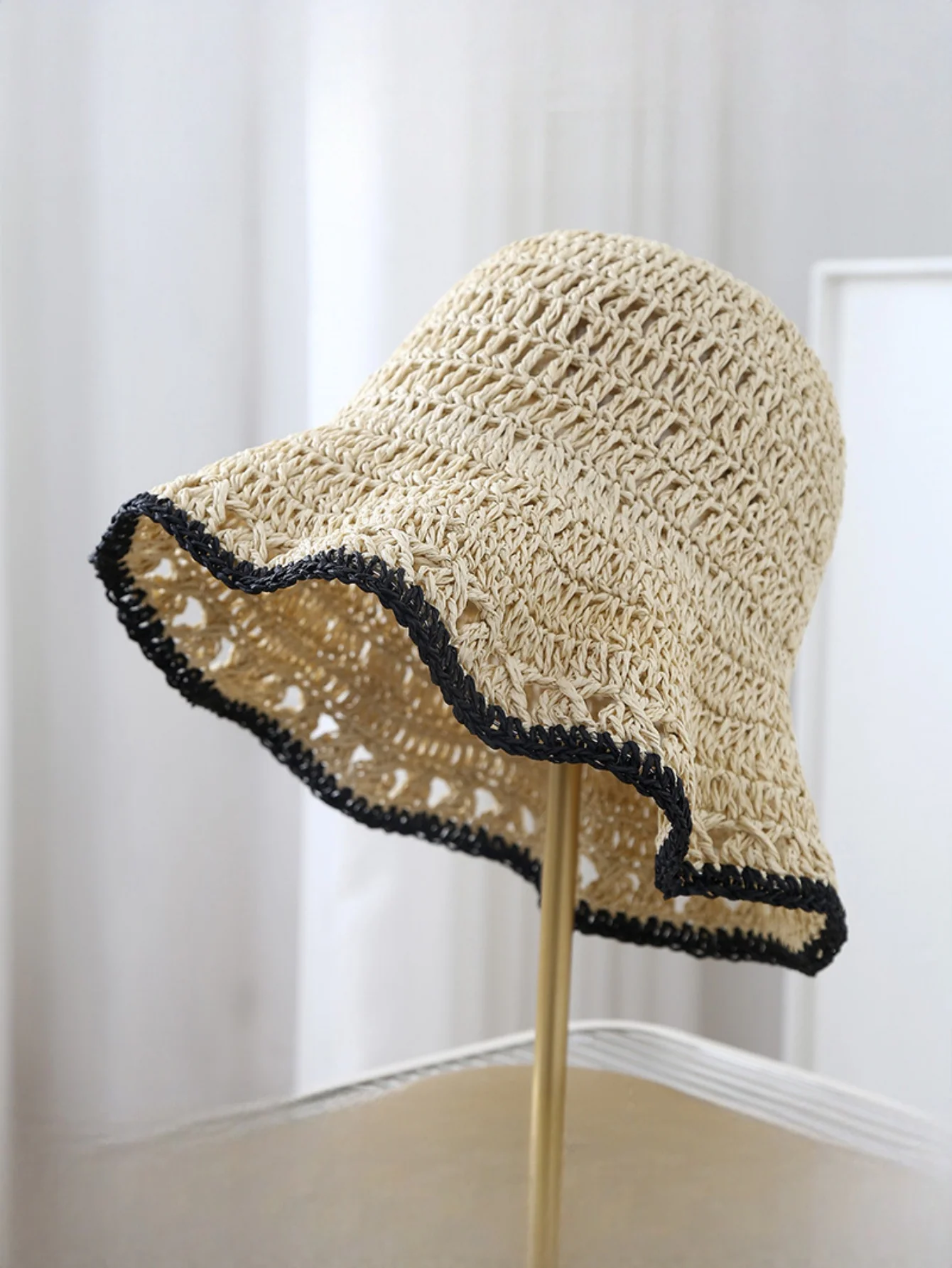 Woven Straw Hat - Image 2